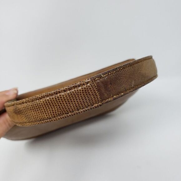 Vintage Bellestone Camel Reptile Handbag - Picture 13 of 13